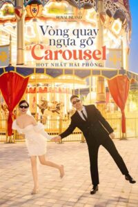 Vòng quay ngựa gỗ Carousel - Điểm nhấn mới tại phố đi bộ công viên Vũ Yên