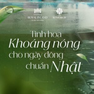 Khoáng nóng tại phân khu The Komorebi - Trải nghiệm Onsen chuẩn Nhật