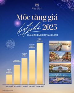 Mốc tăng giá bứt phá 2025 của Vinhomes Royal Island: Cơ hội đầu tư vàng dành cho bạn