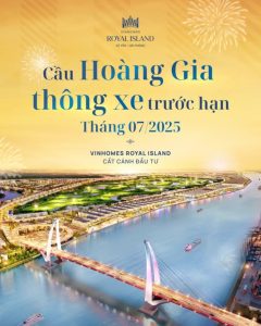 Cầu Hoàng Gia thông xe trước hạn: Cú hích chiến lược đưa đảo Vũ Yên bứt tốc đầu tư