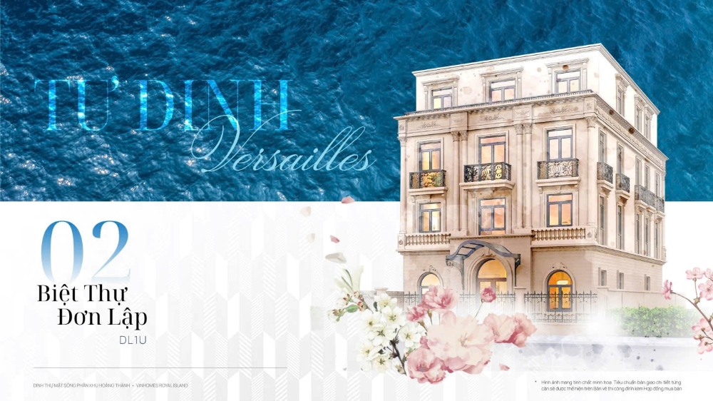 Thiết kế căn dinh thự Hoàng Thành Vũ Yên điển hình