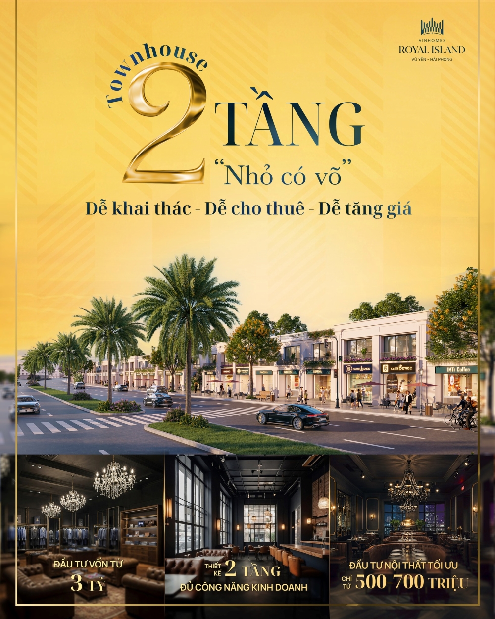Townhouse Vũ Yên – Sản phẩm 2 tầng đón đầu hạ tầng, khai thác hiệu quả