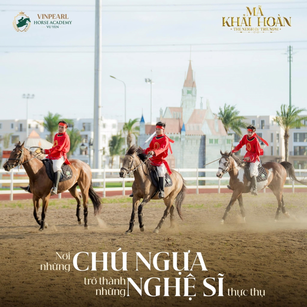 Show Mã Khải Hoàn tại Vinhomes Royal Island - Nơi những chú ngựa trở thành nghệ sĩ thực thụ Show Mã Khải Hoàn tại Vinhomes Royal Island - Nơi những chú ngựa trở thành nghệ sĩ thực thụ