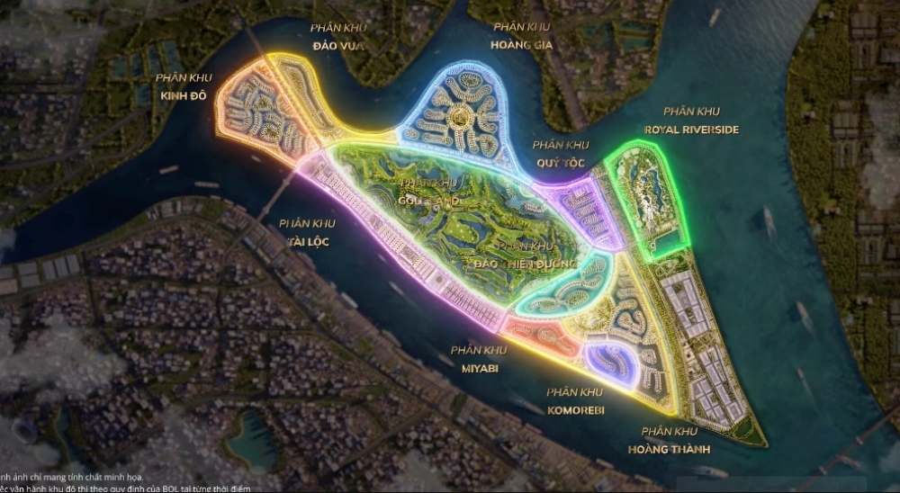 Vị trí đắt giá của phân khu Royal Riverside Vinhomes Royal Island Vị trí đắt giá của phân khu Royal Riverside Vinhomes Royal Island