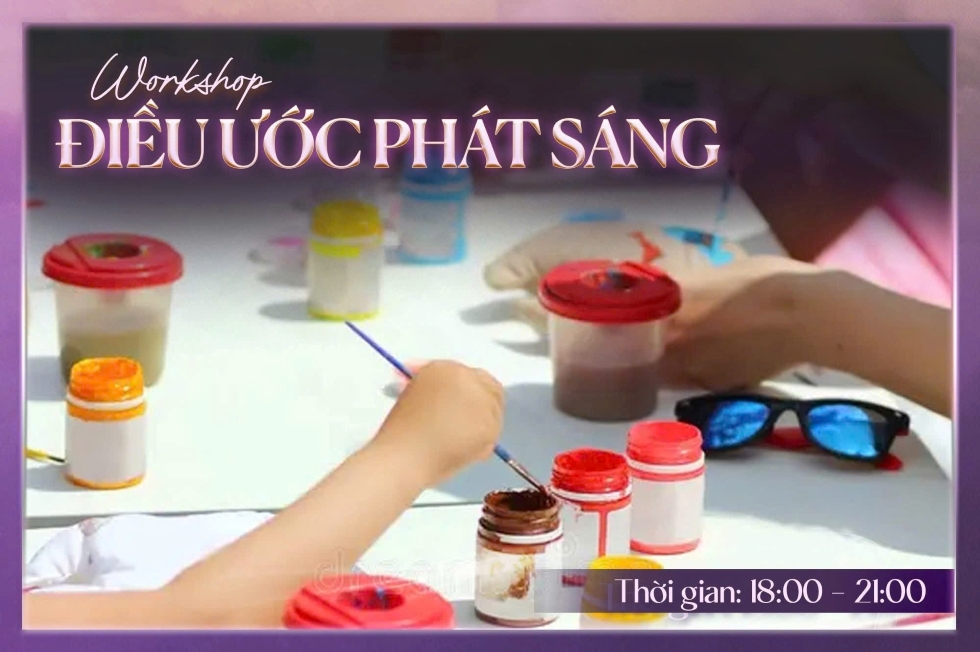 Workshop “Điều ước phát sáng” tại lễ hội ánh sáng Royal Illumia