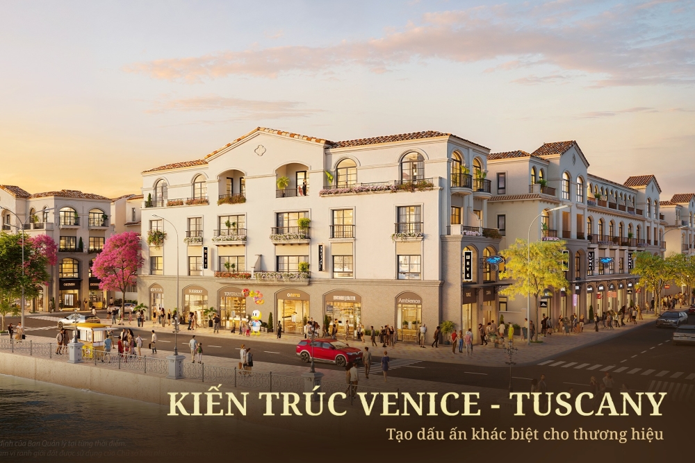Không gian thiết kế của các căn Shophouse tứ lập Royal Boulevard
