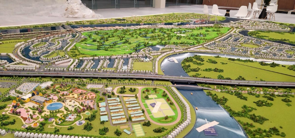 Sa bàn dự án được đặt tại văn phòng bán hàng Vinhomes Royal Island Sa bàn dự án được đặt tại văn phòng bán hàng Vinhomes Royal Island