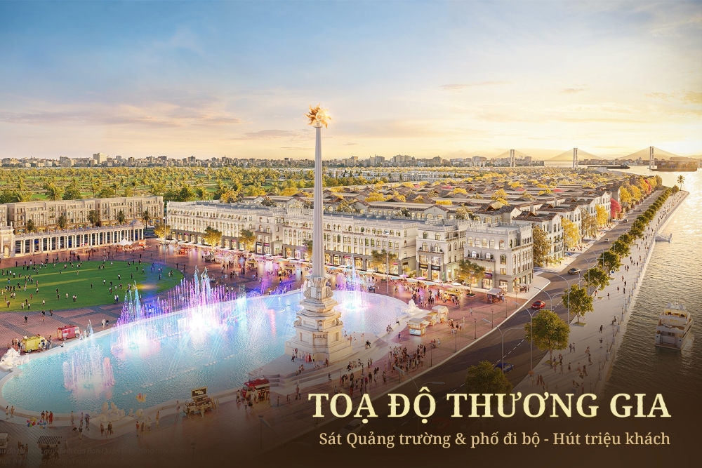 Shophouse tứ lập Royal Boulevard sở hữu tọa độ kinh doanh siêu hiếm