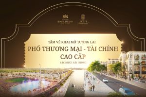Shophouse tứ lập Royal Boulevard – Trục thương mại trung tâm định hình giá trị kinh tế toàn khu đảo