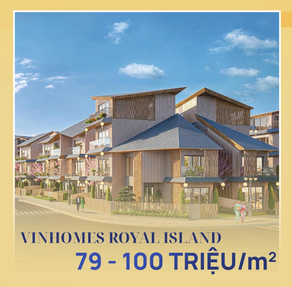 Mặt bằng giá hiện tại – Nền tảng trực tiếp cho tiềm năng tăng trưởng tại Vinhomes Royal Island Mặt bằng giá hiện tại – Nền tảng trực tiếp cho tiềm năng tăng trưởng tại Vinhomes Royal Island