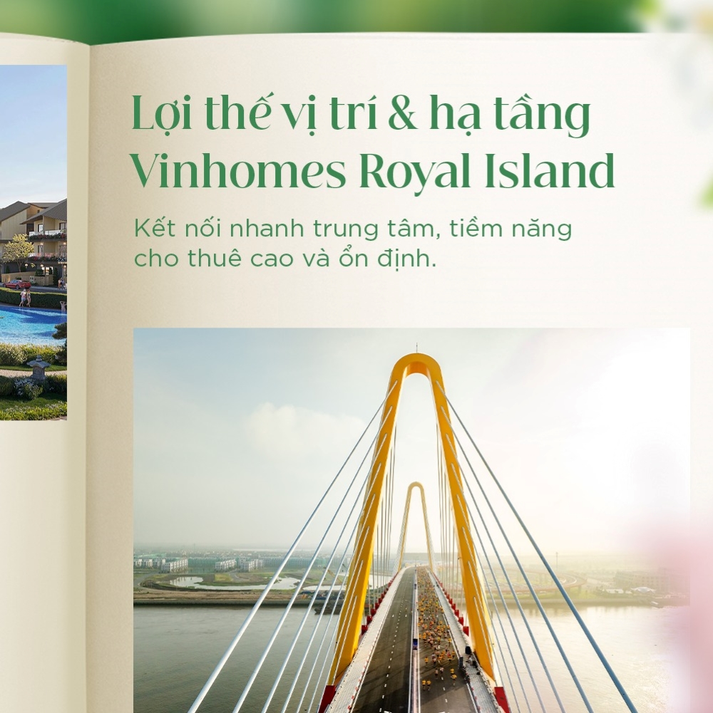 Vị trí kết nối và khả năng duy trì cơ hội sinh lời tại The Komorebi Vinhomes Royal Island Vị trí kết nối và khả năng duy trì cơ hội sinh lời tại The Komorebi Vinhomes Royal Island