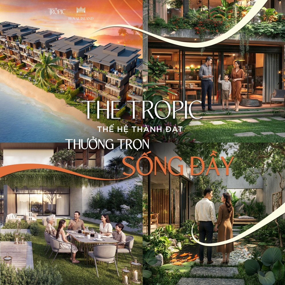 The Tropic Vinhomes Royal Island – Điểm giao di sản, chuẩn sống hiện đại và tiềm năng tương lai The Tropic Vinhomes Royal Island – Điểm giao di sản, chuẩn sống hiện đại và tiềm năng tương lai