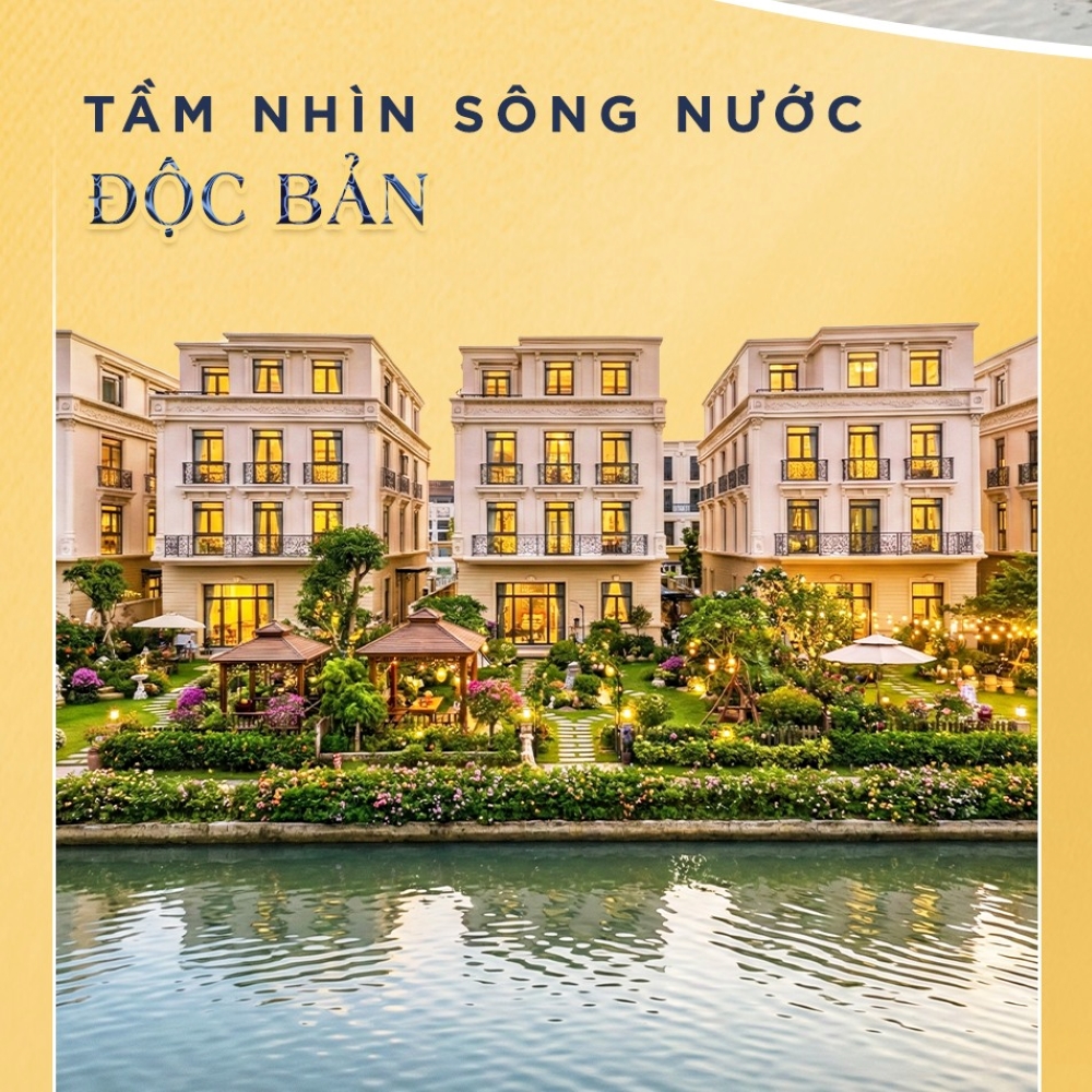 Biệt thự Đảo Vua tại Vinhomes Royal Island sở hữu vị thế đảo hiếm có Biệt thự Đảo Vua tại Vinhomes Royal Island sở hữu vị thế đảo hiếm có