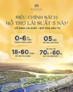 Chính sách hỗ trợ lãi suất tại Vinhomes Royal Island – Đòn bẩy tài chính bứt phá cho nhà đầu tư 2026