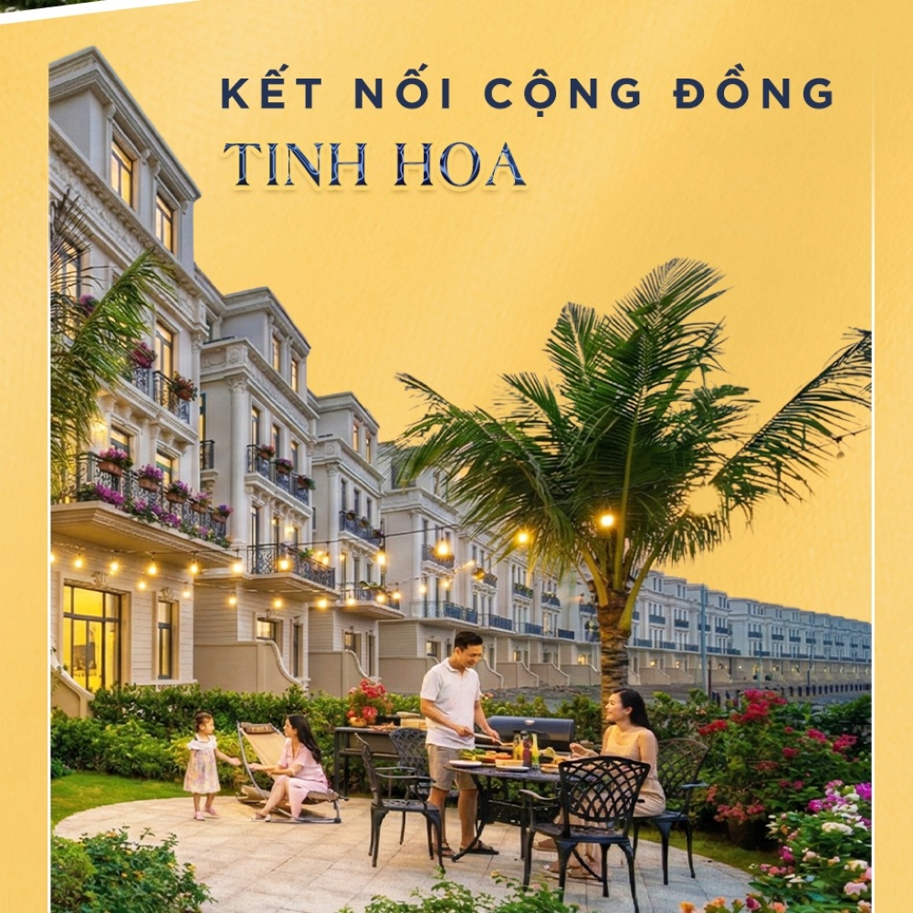 Cộng đồng tinh hoa xung quanh biệt thự Đảo Vua tại Vinhomes Royal Island Cộng đồng tinh hoa xung quanh biệt thự Đảo Vua tại Vinhomes Royal Island