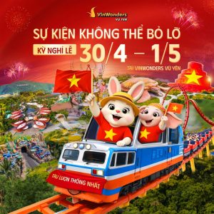 Lịch sự kiện 30/4 - 1/5 tại Vinhomes Royal Island 2026: Điểm hẹn lễ hội sôi động bậc nhất miền Bắc