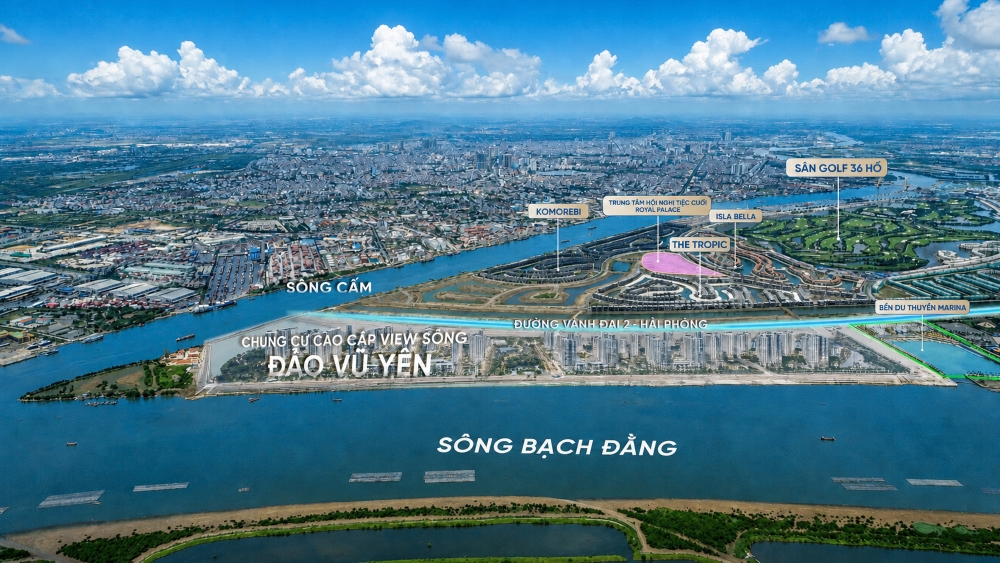 Vị trí dự án chung cư Vinhomes Vũ Yên - Tâm điểm kiến tạo biểu tượng sống mới bên sông Bạch Đằng