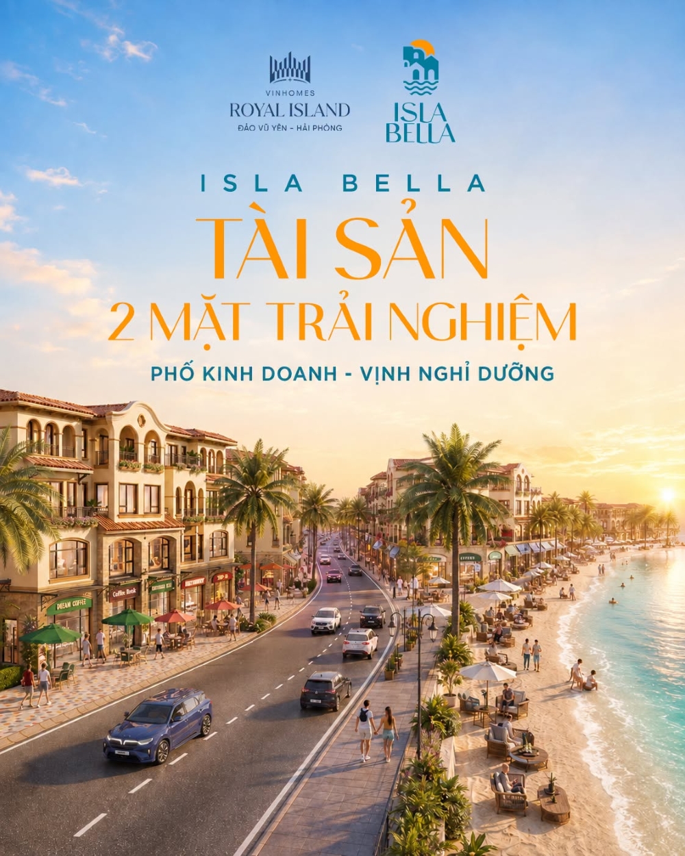 Đại lộ tia sáng Isla Bella mở ra không gian thương mại giàu sức sống
