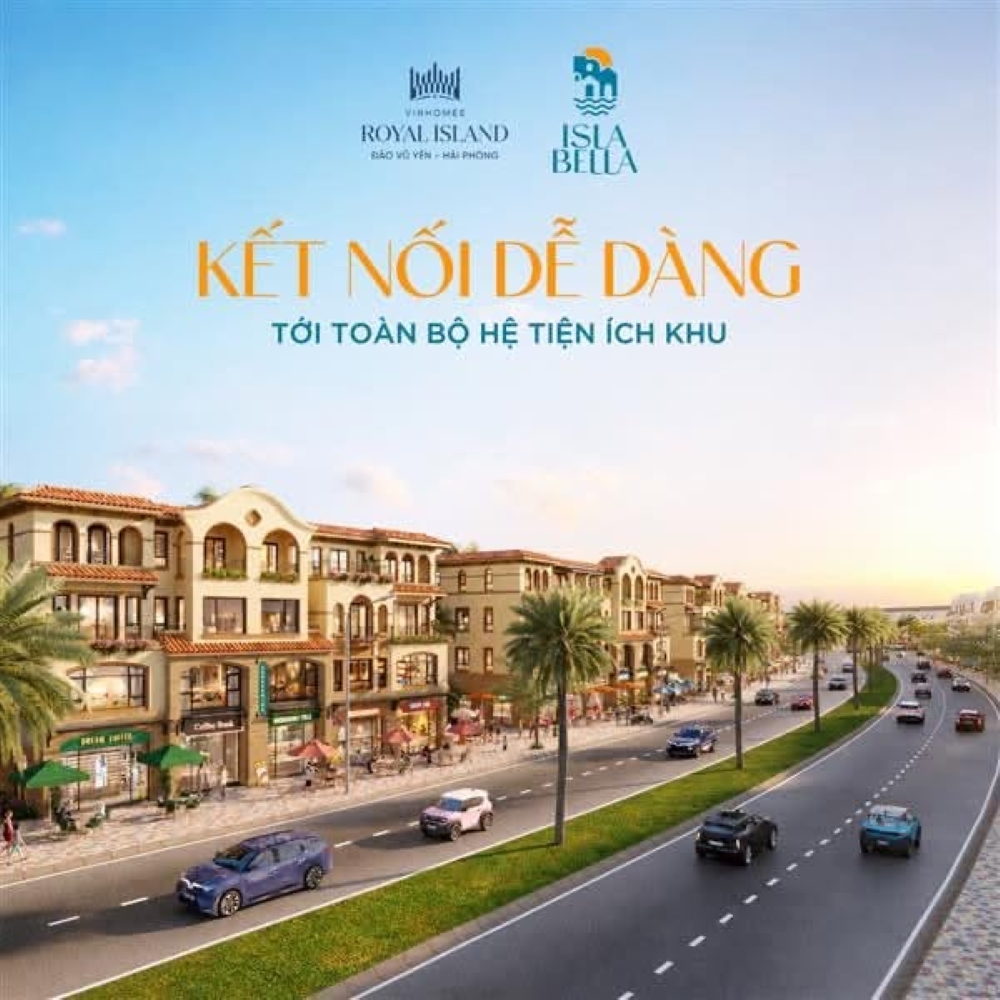 Đại lộ tia sáng Isla Bella: Từ một tuyến đại lộ đến trục sống của phân khu