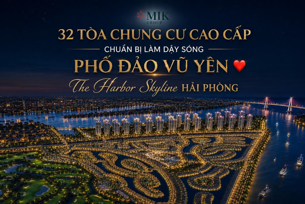 Quy mô dự án chung cư Vinhomes Vũ Yên: Bức tranh thành phố cao tầng ven sông mới tại Hải Phòng Quy mô dự án chung cư Vinhomes Vũ Yên: Bức tranh thành phố cao tầng ven sông mới tại Hải Phòng