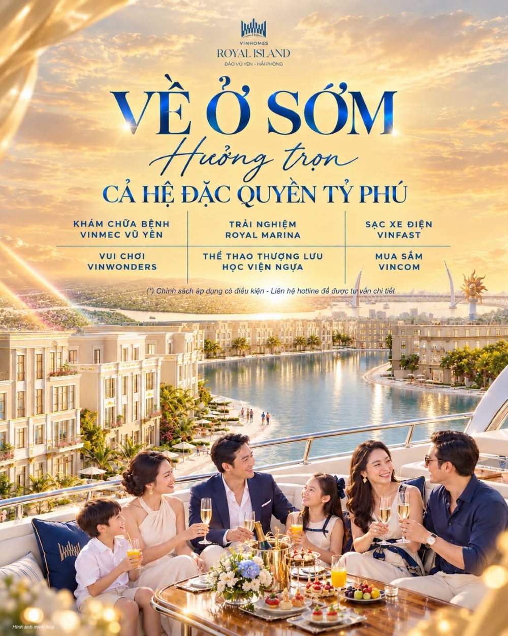 Khai mở chính sách về ở sớm tại Vinhomes Royal Island: Tấm vé gia nhập câu lạc bộ tỷ phú